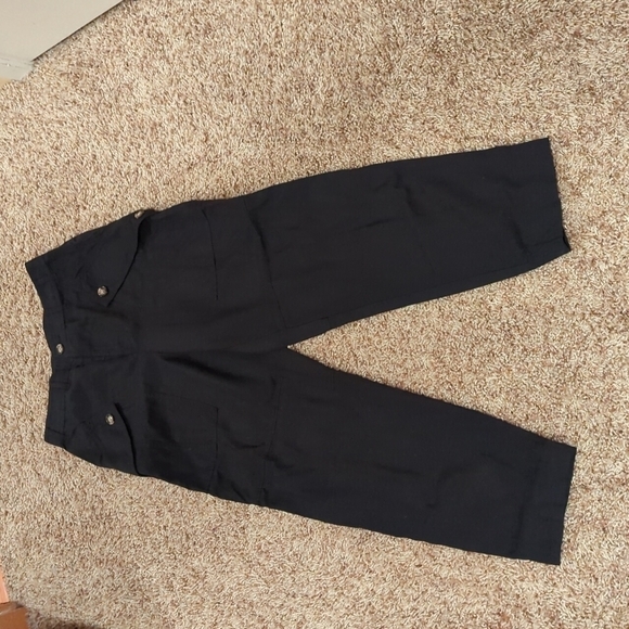 Express Super High Rise Pants Black Women's Size 0 Lyocell - Picture 1 of 15